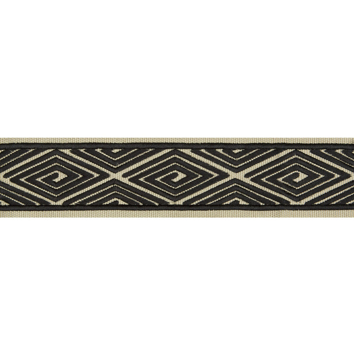 Labyrinthe Tape Black by Brunschwig & Fils Trim Brunschwig & Fils Trim Labyrinthe Tape BlackTrim LES ENSEMBLIERS RAYON - 100% India </p><p>Repeat: H: 2, V: 3.25 2 - Fabric Carolina -