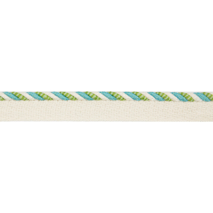 Carimar Cord Lagoon by Brunschwig & Fils Trim Brunschwig & Fils Trim Carimar Cord LagoonTrim EN VACANCES POLYOLEFIN - 99%;NYLON - 1% United Kingdom </p><p>Repeat: H: 0, V: 0.75 0.16 - Fabric Carolina -