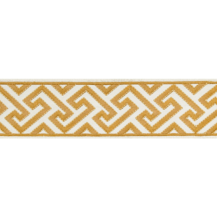 Sanchi Tape Sunflower by Brunschwig & Fils Trim Brunschwig & Fils Trim Sanchi Tape SunflowerTrim TREILLIS PASSEMENTERIE POLYESTER - 100% India </p><p>Repeat: H: 2.37, V: 1.77 2.37 - Fabric Carolina -