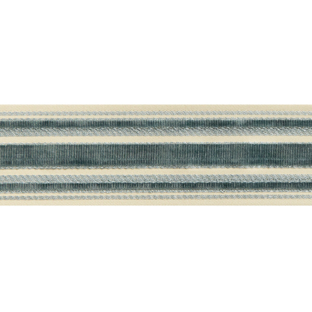 Canton Tape Teal by Brunschwig & Fils Trim Brunschwig & Fils Trim Canton Tape TealTrim TREILLIS PASSEMENTERIE COTTON - 56%;VISCOSE - 44% India </p><p>Repeat: H: 2.4, V: 0 2.4 - Fabric Carolina -