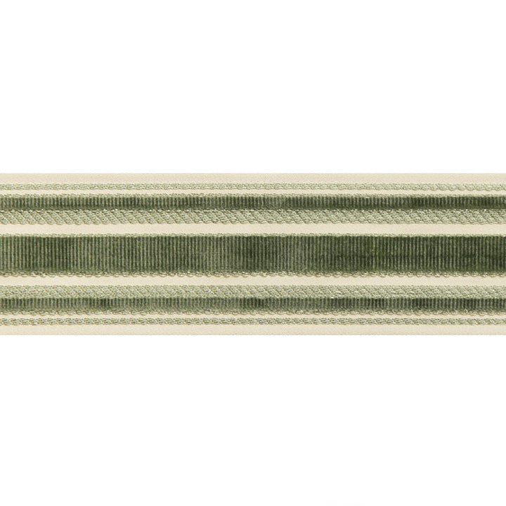 Canton Tape Moss by Brunschwig & Fils Trim Brunschwig & Fils Trim Canton Tape MossTrim TREILLIS PASSEMENTERIE COTTON - 56%;VISCOSE - 44% India </p><p>Repeat: H: 2.4, V: 0 2.4 - Fabric Carolina -