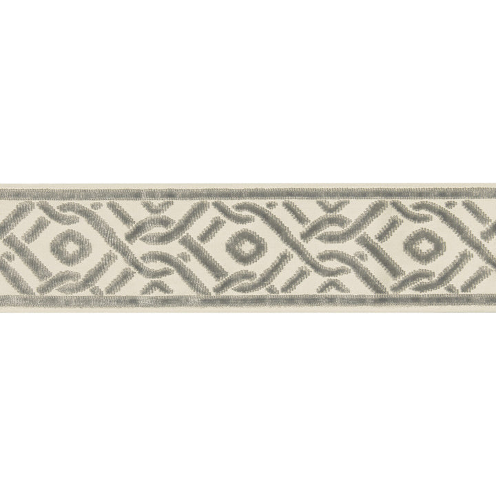 Pailou Tape Pumice by Brunschwig & Fils Trim Brunschwig & Fils Trim Pailou Tape PumiceTrim TREILLIS PASSEMENTERIE VISCOSE - 57%;COTTON - 43% India </p><p>Repeat: H: 3.25, V: 4.75 3.25 - Fabric Carolina -