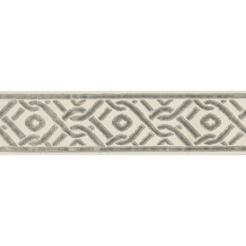 Pailou Tape Pumice by Brunschwig & Fils Trim Brunschwig & Fils Trim Pailou Tape PumiceTrim TREILLIS PASSEMENTERIE VISCOSE - 57%;COTTON - 43% India </p><p>Repeat: H: 3.25, V: 4.75 3.25 - Fabric Carolina -