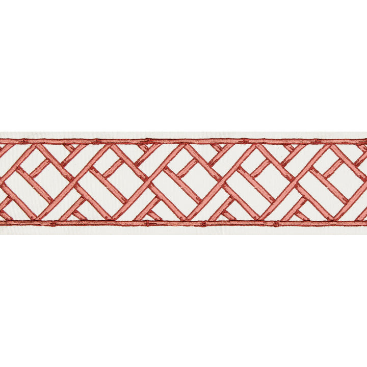 Torana Tape Peony by Brunschwig & Fils Trim Brunschwig & Fils Trim Torana Tape PeonyTrim TREILLIS PASSEMENTERIE COTTON - 76%;VISCOSE - 24% India </p><p>Repeat: H: 3.75, V: 7.7 3.75 - Fabric Carolina -