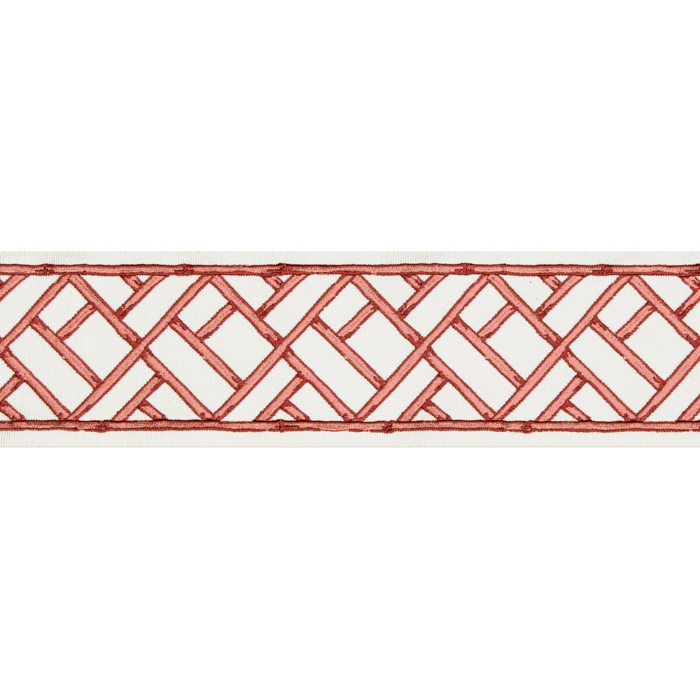 Torana Tape Peony by Brunschwig & Fils Trim Brunschwig & Fils Trim Torana Tape PeonyTrim TREILLIS PASSEMENTERIE COTTON - 76%;VISCOSE - 24% India </p><p>Repeat: H: 3.75, V: 7.7 3.75 - Fabric Carolina -