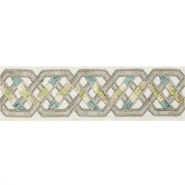 Loriyan Tape Grey by Brunschwig & Fils Trim Brunschwig & Fils Trim Loriyan Tape GreyTrim TREILLIS PASSEMENTERIE RAYON - 71%;POLYESTER - 29% India </p><p>Repeat: H: 2.56, V: 3.74 2.56 - Fabric Carolina -