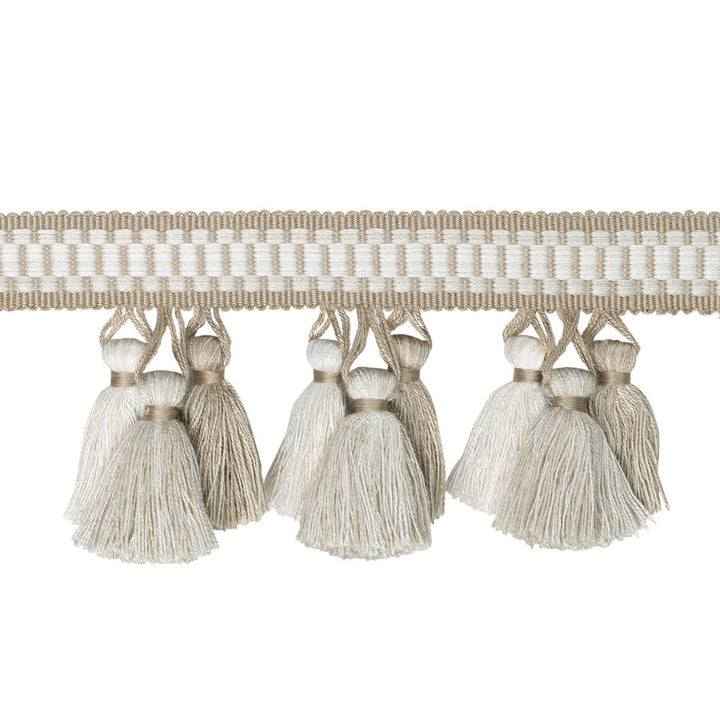 Andre Tassel Fringe Beige by Brunschwig & Fils Trim Brunschwig & Fils Trim Andre Tassel Fringe BeigeTrim PASSEMENTERIE VOLUME I VISCOSE - 98%;POLYESTER - 2% China </p><p>Repeat: H: 1.77, V: 0 2.83 - Fabric Carolina -
