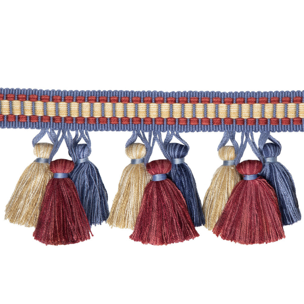 Andre Tassel Fringe Cadet by Brunschwig & Fils Trim Brunschwig & Fils Trim Andre Tassel Fringe CadetTrim PASSEMENTERIE VOLUME I VISCOSE - 98%;POLYESTER - 2% China </p><p>Repeat: H: 1.77, V: 0 2.83 - Fabric Carolina -