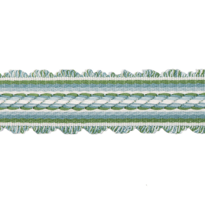 Jacqueline Braid Sky by Brunschwig & Fils Trim Brunschwig & Fils Trim Jacqueline Braid SkyTrim PASSEMENTERIE VOLUME I VISCOSE - 100% China </p><p>Repeat: H: 0.39, V: 0 1.57 - Fabric Carolina -