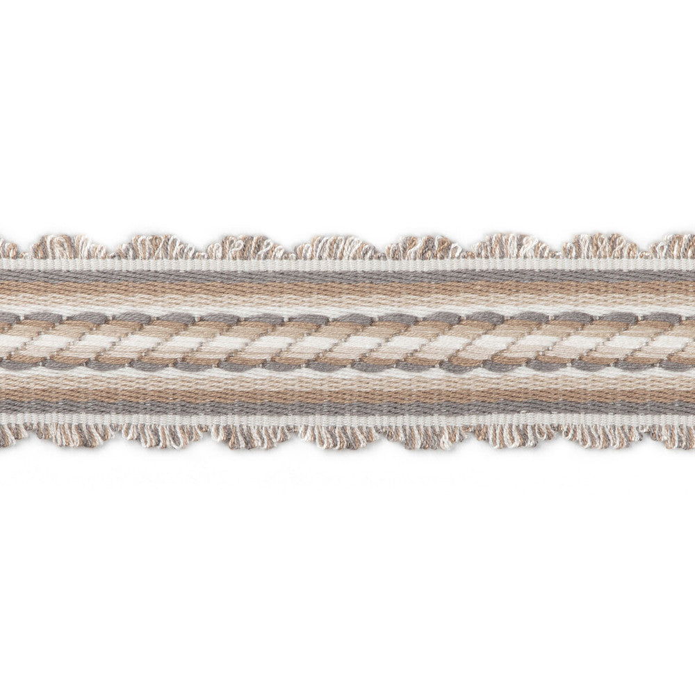 Jacqueline Braid Grey by Brunschwig & Fils Trim Brunschwig & Fils Trim Jacqueline Braid GreyTrim PASSEMENTERIE VOLUME I VISCOSE - 100% China </p><p>Repeat: H: 0.39, V: 0 1.57 - Fabric Carolina -