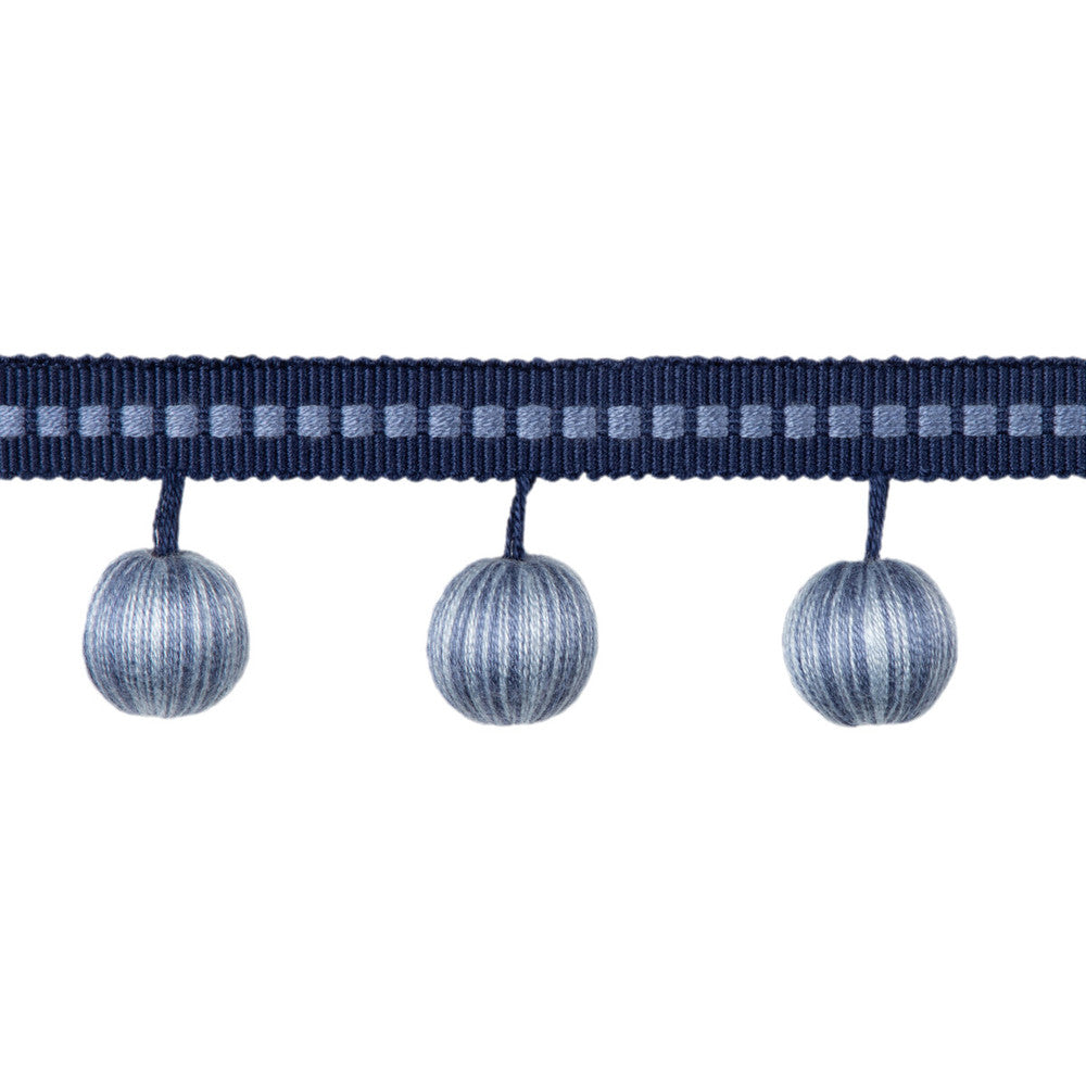 Claude Ball Fringe Blue by Brunschwig & Fils Trim Brunschwig & Fils Trim Claude Ball Fringe BlueTrim PASSEMENTERIE VOLUME I VISCOSE - 100% China </p><p>Repeat: H: 1.77, V: 0 1.77 - Fabric Carolina -