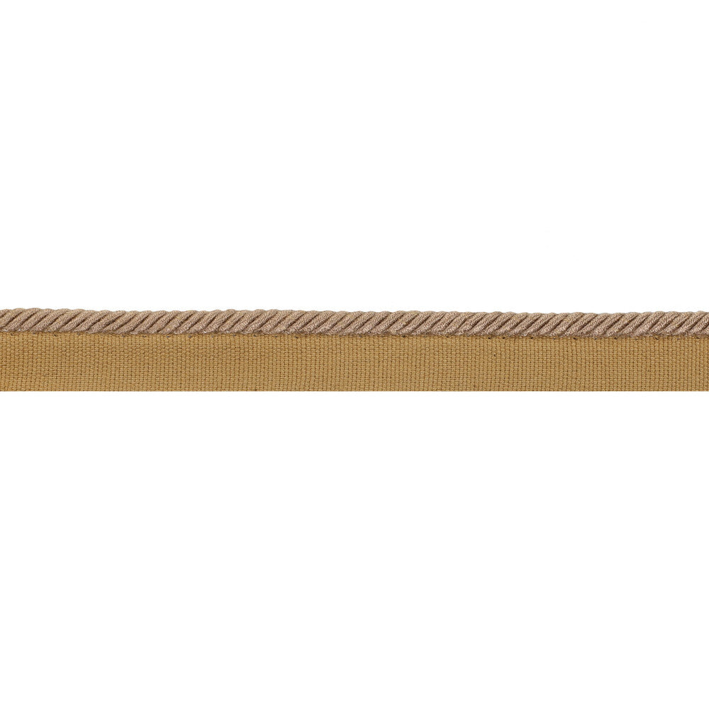 Picardy Cord Brass by Brunschwig & Fils Trim Brunschwig & Fils Trim Picardy Cord BrassTrim PASSEMENTERIE VOLUME I COTTON - 60%;VISCOSE - 40% France </p><p>Repeat: H: 0, V: 0 0.18 - Fabric Carolina -
