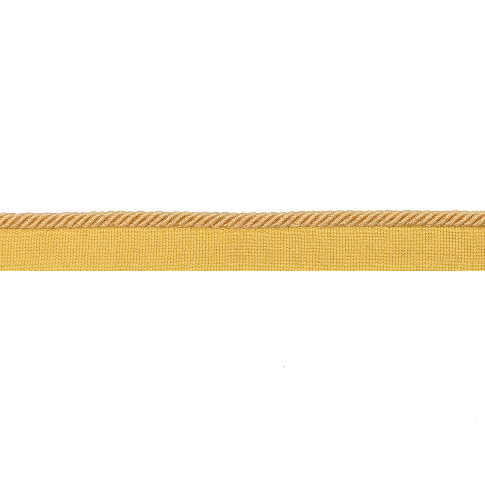 Picardy Cord Gold by Brunschwig & Fils Trim Brunschwig & Fils Trim Picardy Cord GoldTrim PASSEMENTERIE VOLUME I COTTON - 60%;VISCOSE - 40% France </p><p>Repeat: H: 0, V: 0 0.18 - Fabric Carolina -