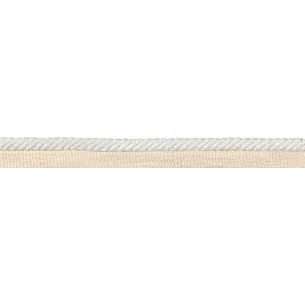 Barodet Cord Snow by Brunschwig & Fils Trim Brunschwig & Fils Trim Barodet Cord SnowTrim PASSEMENTERIE VOLUME I COTTON - 60%;VISCOSE - 40% France </p><p>Repeat: H: 0, V: 0 0.32 - Fabric Carolina -