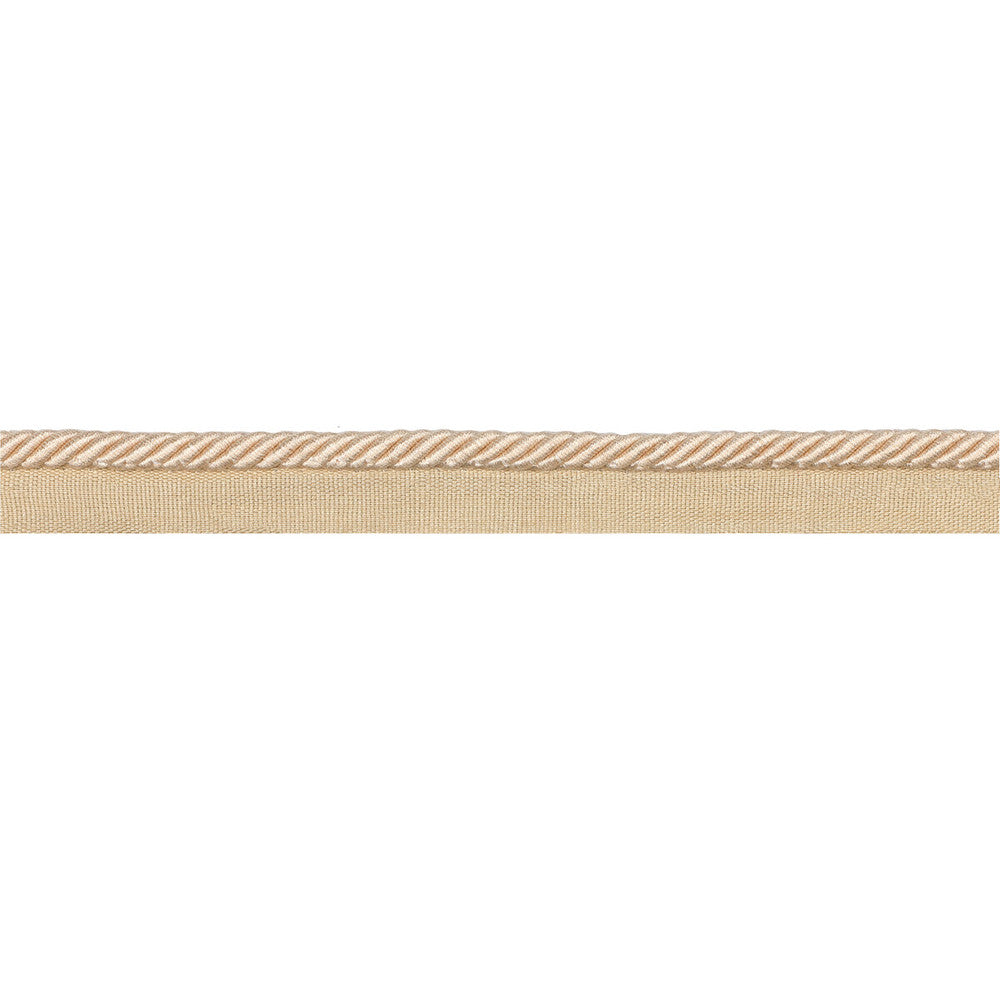 Barodet Cord Champagne by Brunschwig & Fils Trim Brunschwig & Fils Trim Barodet Cord ChampagneTrim PASSEMENTERIE VOLUME I COTTON - 60%;VISCOSE - 40% France </p><p>Repeat: H: 0, V: 0 0.32 - Fabric Carolina -
