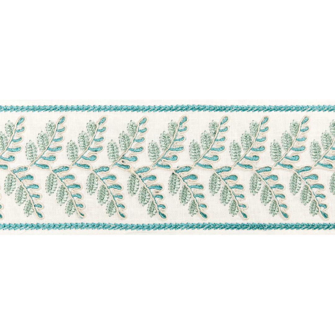 Fougere Border - Aqua By Brunschwig & Fils Trim