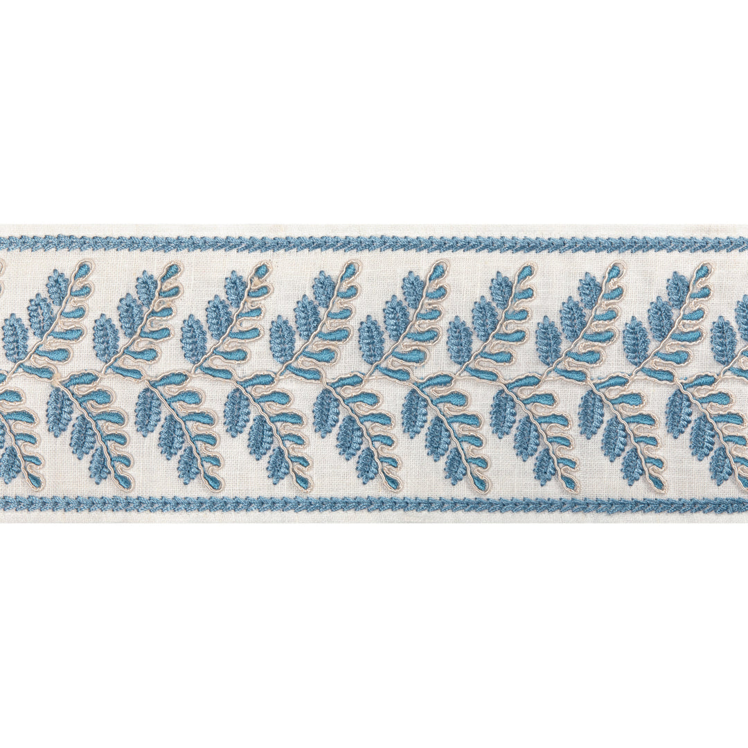 Fougere Border - Blue By Brunschwig & Fils Trim