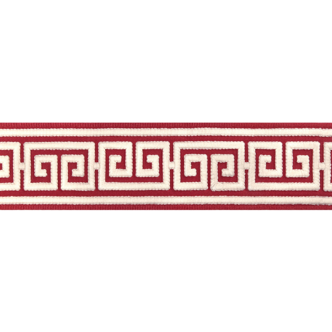 Paros Tape - Red By Brunschwig & Fils Trim