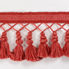 Montcel Tassel Fringe - Red by Brunschwig & Fils Trim