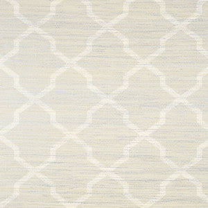 Carolyn Trellis Cream on Metallic T83030 by Thibaut Wallpaper