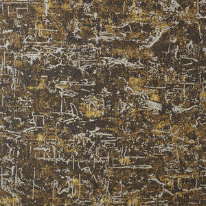 Universe Texture Metallic on Dark Brown T83070 by Thibaut Wallpaper