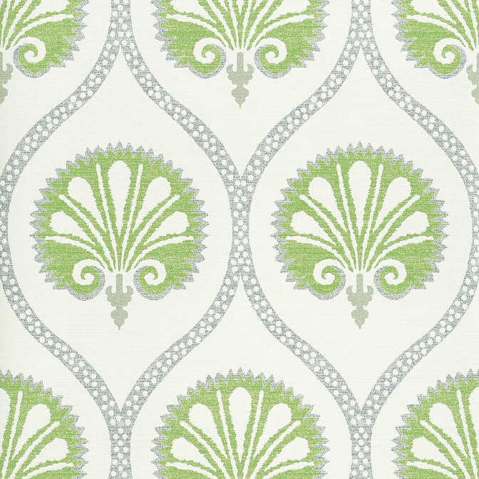 Kimberly Green T85015 by Thibaut Wallpaper Thibaut Wallpaper Kimberly Green T85015Wallpaper Greenwood Wallpaper U.S.A. </p><p>Repeat: V: 25.25 27 - Fabric Carolina -