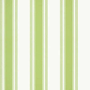 Brittany Stripe Green T85050 by Thibaut Wallpaper