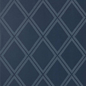Diamond Head Navy T85056 by Thibaut Wallpaper