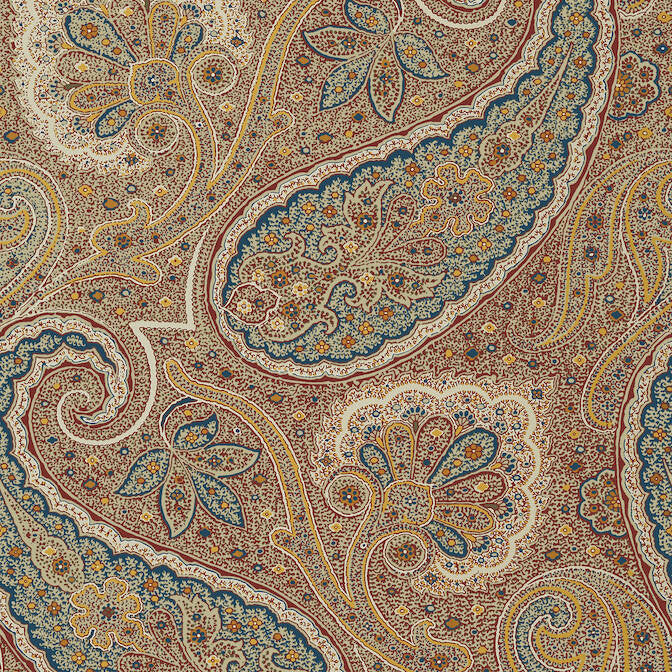 Sherrill Paisley Teal and Beige T85076 by Thibaut Wallpaper Thibaut Wallpaper Sherrill Paisley Teal and Beige T85076Wallpaper Greenwood Wallpaper U.S.A. </p><p>Repeat: V: 25.25 20.5 - Fabric Carolina -