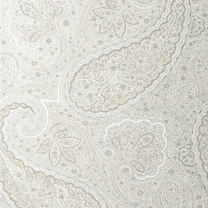 Sherrill Paisley Pearl T85081 by Thibaut Wallpaper
