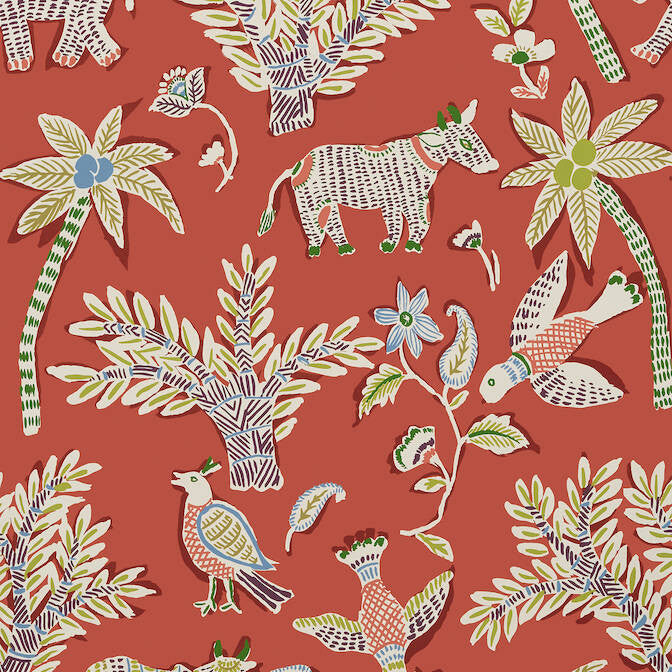 Goa Sun Baked T88725 by Thibaut Wallpaper Thibaut Wallpaper Goa Sun Baked T88725Wallpaper Trade Routes Wallpaper U.S.A. </p><p>Repeat: V: 36 27 - Fabric Carolina -