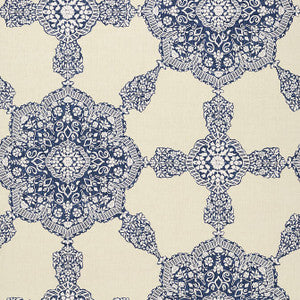 Medallion Paisley Navy T88729 by Thibaut Wallpaper