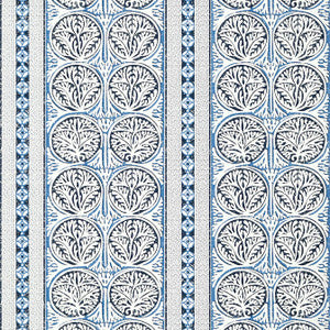 Fair Isle Navy T88731 by Thibaut Wallpaper