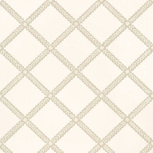 Majuli Trellis Beige T88750 by Thibaut Wallpaper