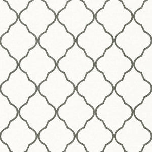 Island Charcoal T88761 by Thibaut Wallpaper