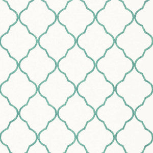Island Turquoise T88765 by Thibaut Wallpaper