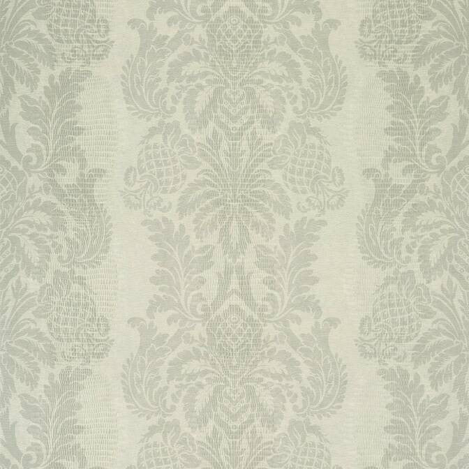 French Quarter Damask Pewter T89111 by Thibaut Wallpaper Thibaut Wallpaper French Quarter Damask Pewter T89111Wallpaper Damask Resource 4 Non-Woven Vinyl Wallpaper ITALY </p><p>Repeat: V: 25.5 39 - Fabric Carolina -