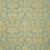 Curtis Damask Metallic Gold on Aqua T89115 by Thibaut Wallpaper