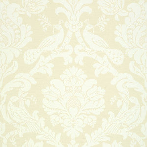 Passaro Damask Beige T89135 by Thibaut Wallpaper
