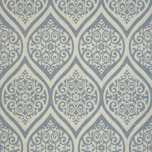 Tangiers Navy on White T89148 by Thibaut Wallpaper