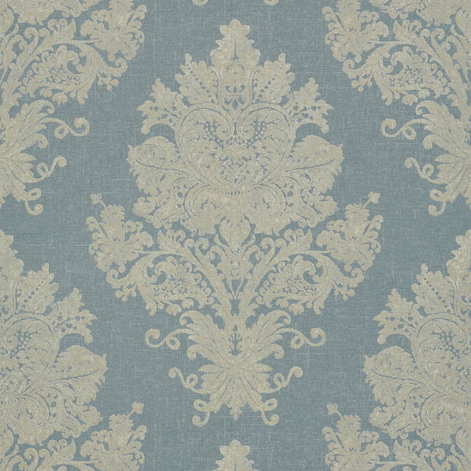Licata Slate T89154 by Thibaut Wallpaper Thibaut Wallpaper Licata Slate T89154Wallpaper Damask Resource 4 Wallpaper U.S.A. </p><p>Repeat: V: 24 27 - Fabric Carolina -