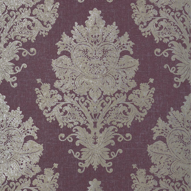 Licata Plum T89156 by Thibaut Wallpaper Thibaut Wallpaper Licata Plum T89156Wallpaper Damask Resource 4 Wallpaper U.S.A. </p><p>Repeat: V: 24 27 - Fabric Carolina -
