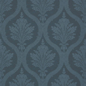 Clessidra Navy T89162 by Thibaut Wallpaper