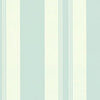 SYLVAN STRIPE - Aqua by Thibaut Wallpaper