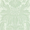 BEAUFORT DAMASK - Teal by Thibaut Wallpaper
