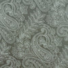 NORWICH PAISLEY - Metallic Pewter by Thibaut Wallpaper