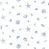NEPTUNE - Blue on White by Thibaut Wallpaper