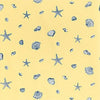 NEPTUNE - Blue on Yellow by Thibaut Wallpaper