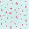 NEPTUNE - Pink on Blue by Thibaut Wallpaper