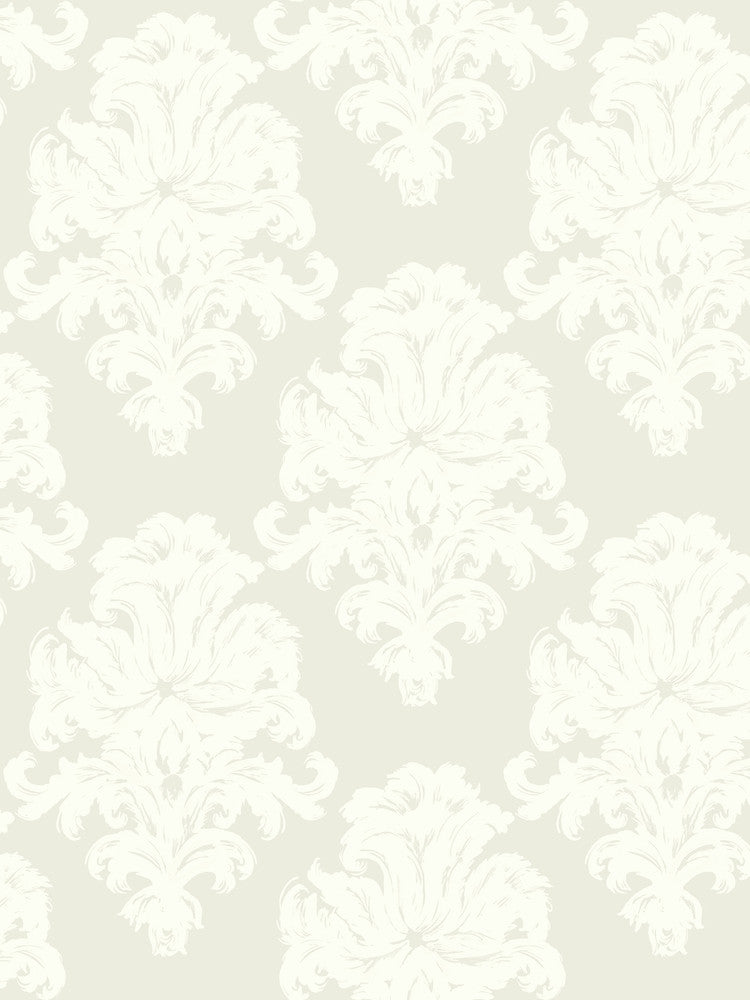 Montserrat Light Taupe and Off-White by Seabrook Wallpaper Tortuga United States 60.75 18" 27" - Fabric Carolina -